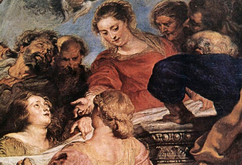 RUBENS, Pieter Pauwel Assumption of the Virgin (detail)